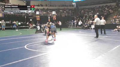 155 lbs Consi Of 16 #2 - Rachel Prasad, Mountain House (SJ) vs Gwenna Mitchell, Temescal Canyon (SS)