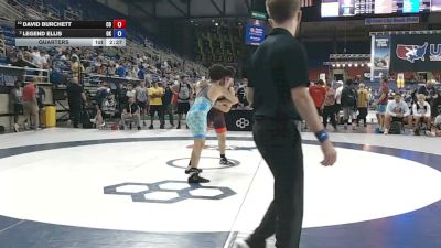 150 lbs Quarters - David Burchett, Colorado vs Legend Ellis, Oklahoma