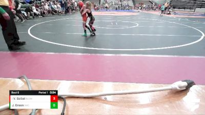 37-41 lbs Round 1 - Vaughn Seibel, Belleville Little Devils WC vs Jaxson Green, Sandwich Wrestling Club