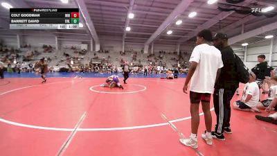 126 lbs Rr Rnd 2 - Colt Goodman, Indiana Outlaws Gray vs Barrett David, Evil Empire