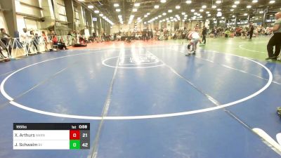 165 lbs Rr Rnd 1 - Xavier Arthurs, Warner Elite vs Jacob Schwalm, Buffalo Valley Black