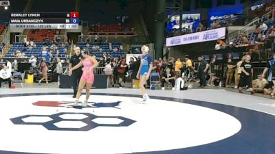 135 lbs Champ. Rd Of 128 - Berkley Lynch, Iowa vs Maia Urbanczyk, Massachusetts