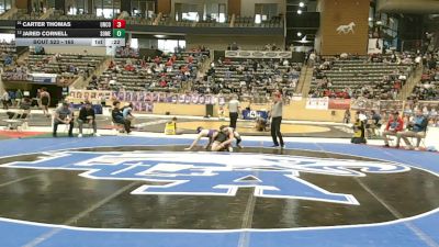 165 lbs Cons. Round 2 - Carter Thomas, Union County vs Jared Cornell, Somerset