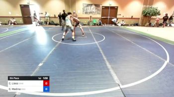 138 kg 5th Place - Casey Liess, Genesee Valley Wrestling Club vs Cameron Medina, Bison Training Center