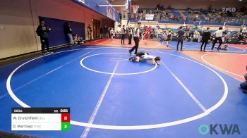 55 lbs Final - William Crutchfield, Collinsville Cardinal Youth Wrestling vs Deagen Martinez, Team Tulsa Wrestling Club