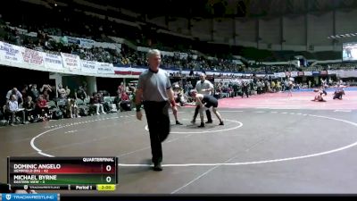 157 lbs Quarterfinals (16 Team) - Michael Byrne, Eastern View vs Dominic Angelo, Hempfield (PA)