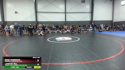 87 lbs Champ. Round 1 - Shae Morrison, Peninsula Wrestling Club vs Landon Hill, Juneau Youth Wrestling Club Inc.