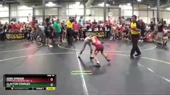 56 lbs Semis & 1st Wrestleback (8 Team) - Clayton Staples, ARES vs Josh Strode, American Gladiators-Red