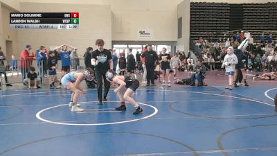 89 lbs Rr Rnd 7 - Mario Solimine, DoughBoy WC - ESC vs Landon Walsh, Washington Twp - ESC