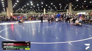 132 lbs Round 2 (6 Team) - Max Johnson, Team Palmetto State vs Austin Owen, North Shelby Regulators