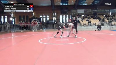 114 kg Rr Rnd 1 - Keira Filip, Minisink Valley vs Sophia Paone, Shenendehowa