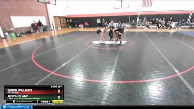 182 lbs Cons. Round 3 - Justin Bland, Carol Stream (GLENBARD NORTH) vs Quinn Williams, MILTON (WI)