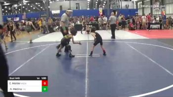 40 lbs Rr Rnd 4 - Crew Mohler, Moen Wrestling Academy vs Annabelle Medina, The Compound