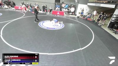 132 lbs Round 3 (16 Team) - Alex Osborne, REWA-FR vs Chase Carrasco, IEWA-FR