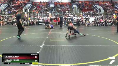 65 lbs Cons. Round 3 - Malachi Mears, Fruitport vs Thomas Doerr, Plymouth Canton WC