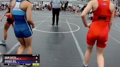 107 lbs Round 5 (8 Team) - Roshna Rai, D3 Training Center vs Julie Gatto, 5forty Lady Brawlers