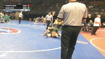 130 Class 2 lbs Cons. Round 2 - Cameron Beck, Seckman vs Quinn Hope, Lindbergh