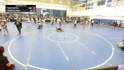 144 lbs Champ. Round 3 - Leonidas Nava, Barstow Wrestling vs Noah Espitia, Titan Mercury Wrestling Club