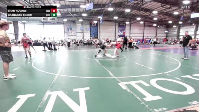 145 lbs Rr Rnd 1 - Brad Hughes, Grapplers Garage vs Branagan Egger, Gritty Grapplers