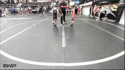 52 lbs Round Of 16 - KianRay Maine, Lexington Wrestling Club vs Wyatt Barnes, Morris Wrestling Association