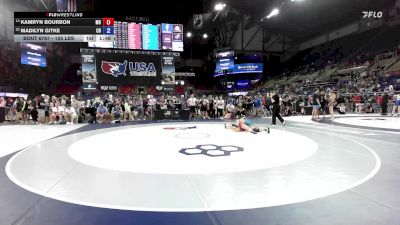 155 lbs Cons. Sub-quarters - Kamryn Bourbon, MO vs Madilyn Gitke, CO