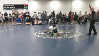 85 lbs Quarterfinal - Douglas Hazel, DE vs Malik Mayfield, IL