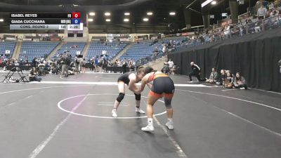138 lbs Cons. Round 3 - Isabel Reyes, Friends University vs Giada Cucchiara, Baker University