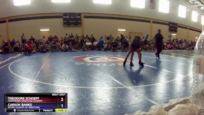77 lbs Semifinal - Theodore Schoeff, Contenders Wrestling Academy vs Carson Banks, Rhyno Academy Of Wrestling