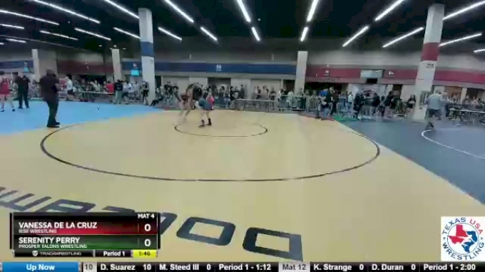 112 lbs Quarterfinal - Vanessa De La Cruz, Rise Wrestling vs Serenity ...