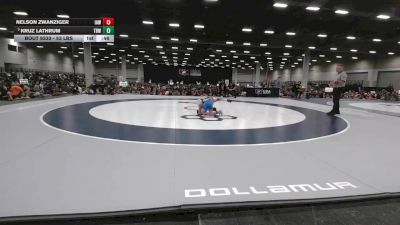 53 lbs 1st Place Match - Nelson Zwanziger, Immortal Athletics WC vs Kruz Lathrum, The Best Wrestler