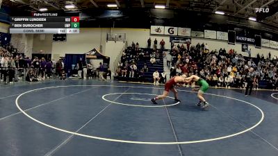 157 lbs Cons. Semi - Griffin Lundeen, Northern State vs Ben Durocher, Wisconsin-Parkside