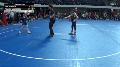 85 lbs Cons. Round 4 - Qc Schuldt, Dakota Boyz vs Jaxon Anderberg, Saint Peter Saints
