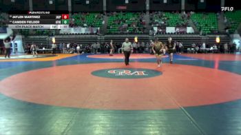 6A 132 lbs 5th Place Match - Jaylen Martinez, Jasper vs Camden Fielder, Athens