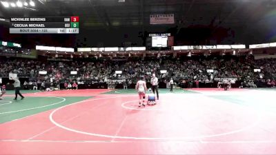 125 lbs Champ. Round 1 - Cecilia Michael, BKV1 vs Mckinlee Berzins, BAM1
