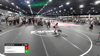 78 lbs Consi Of 16 #2 - Xavier Bosch, Scottsdale WC vs Hunter Hoagland, Mat Sense