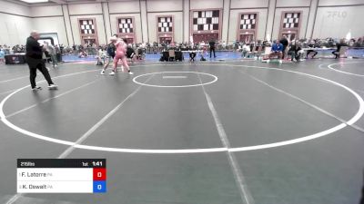 215 lbs Final - Franco Latorre, Pa vs Kevin Oswalt, Pa