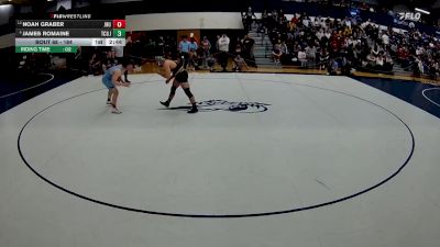 184 lbs Champ. Round 1 - James Romaine, Tcnj vs Noah Graber, Johns Hopkins