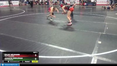 117 lbs Champ. Round 2 - Emjay Neumann, Team Wisconsin vs Addison Eddleman, Team Missouri