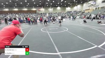 46 lbs Final - Gabriel Gutierrez, Ripon Tribe Wrestling vs Alison Sutfin, VC Outlaws