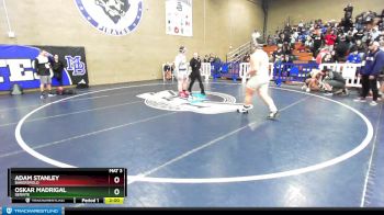 285 lbs Quarterfinal - Adam Stanley, Bakersfield vs Oskar Madrigal, Servite
