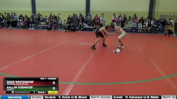 90 lbs Champ. Round 2 - Davis Westendorf, Immortal Athletics WC vs Kallan Koehntop, MAHACA