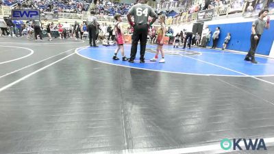 52 lbs Quarterfinal - Kaiden Burdick, Wolfpak Wrestling vs Creed Long, Marlow Outlaws