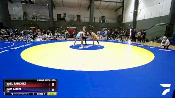 150 lbs Champ. Round 1 - Yael Sanchez, CA vs Sam Aiken, WA