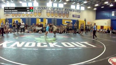 175 lbs Semis & Wb (16 Team) - Paul Wright, Braves WC vs Nicolas Olvera, Naperville Central