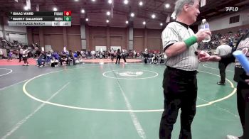 190 lbs 7th Place Match - Isaac Ward, Fort Osage vs Marky Gallegos, Randall