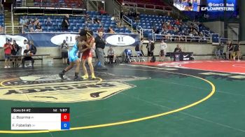 120 lbs Cons 64 #2 - James Buurma, Michigan vs Fuanyi Fobellah, Ohio