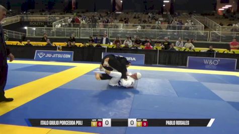 Pablo Rosales vs Italo Giulio Porcedda Poli 2025 Pan Jiu Jitsu IBJJF Championship