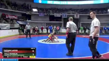 1A-4A 138 Cons. Semi - Titus Franklin, Montgomery Catholic Prep School vs Dathan Laster, Deshler