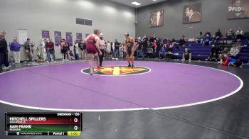 150 lbs Cons. Round 4 - Sam Frank, Fairview vs Mitchell Spillers, Collierville