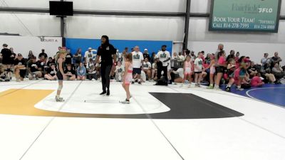 25 lbs Rr Rnd 3 - Azayla Mitchell, Okie Girls - W vs Paislee Redman, Ohio Outcasts - W